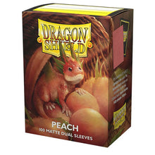 Load image into Gallery viewer, Dragon Shield: Dual Matte (100 ct) - Peach