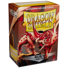Load image into Gallery viewer, Dragon Shield: Matte (100 ct) - Ruby