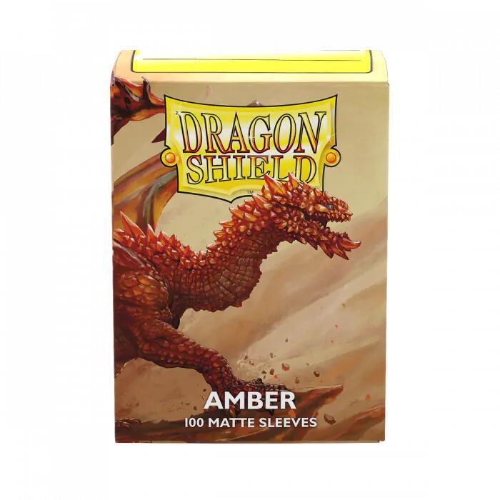 Dragon Shield: Matte (100 ct) - Amber
