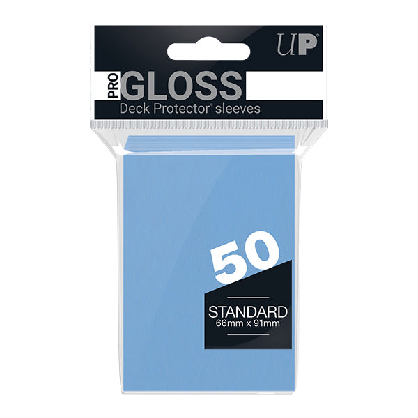 Ultra Pro: Deck Protector Sleeves - Gloss Light Blue