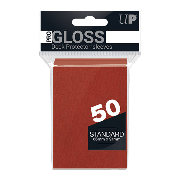 Ultra Pro: Deck Protector Sleeves - Gloss Red