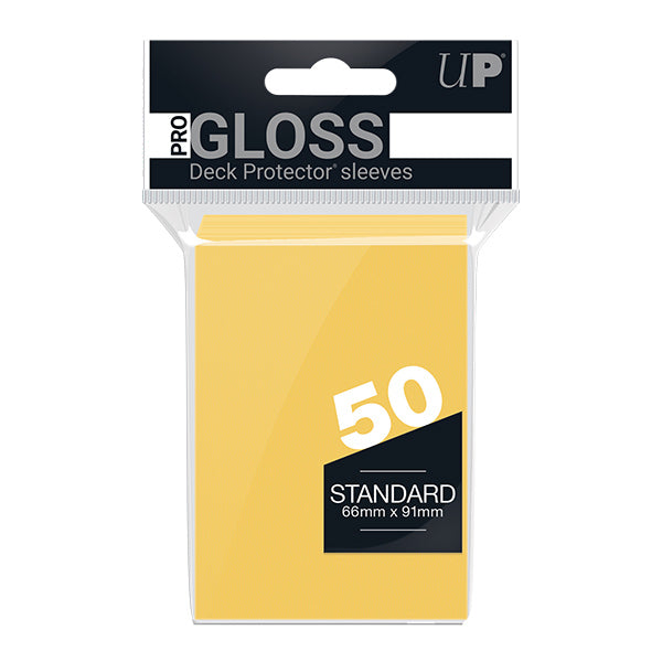 Ultra Pro: Deck Protector Sleeves - Gloss Yellow
