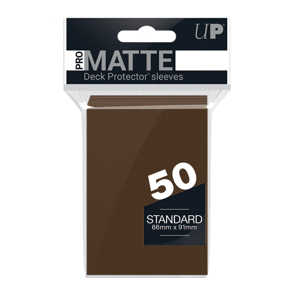Ultra Pro: Deck Protector Sleeves - Matte Brown