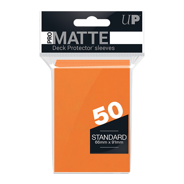 Ultra Pro: Deck Protector Sleeves - Matte Orange