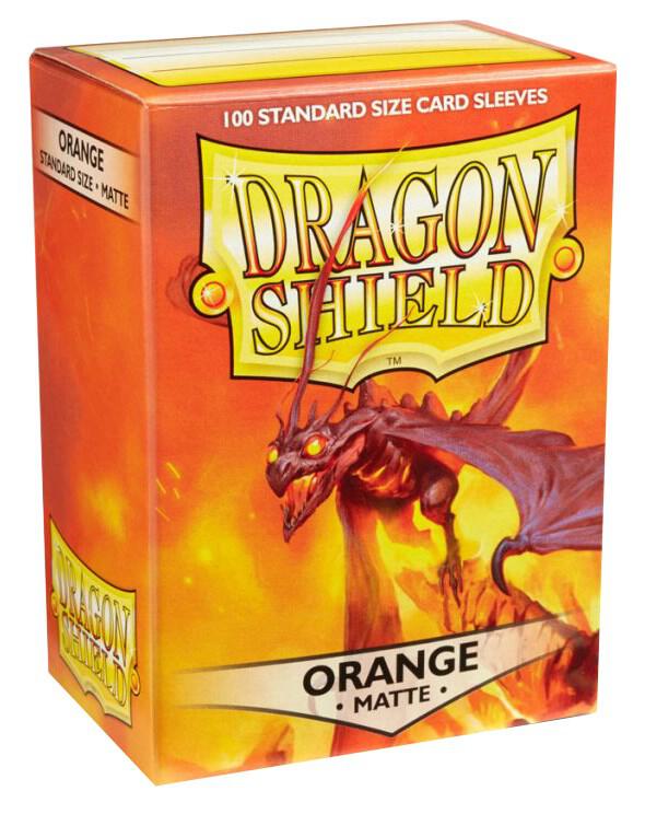 Dragon Shield: Matte (100 ct) - Orange