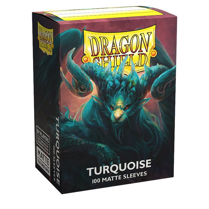 Dragon Shield: Matte (100 ct) - Turquoise