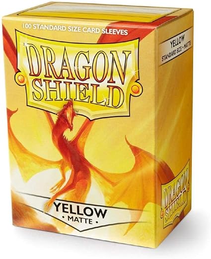 Dragon Shield: Matte (100 ct) - Yellow